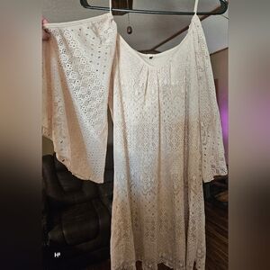 ViJo Couture Lace Off-Shoulder Dress